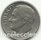 Monedas antiguas de Am&eacute;rica: ESTADOS UNIDOS EE.UU. - 1 DIME - 1966 - COBRE-NIQUEL - FOTOS