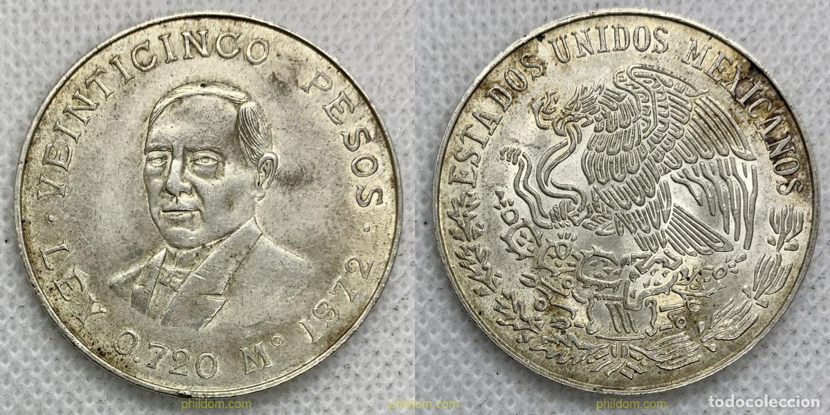 Monedas antiguas de Am&eacute;rica: 2677 MEXICO 1972 MEXICO 25 PESOS 1972