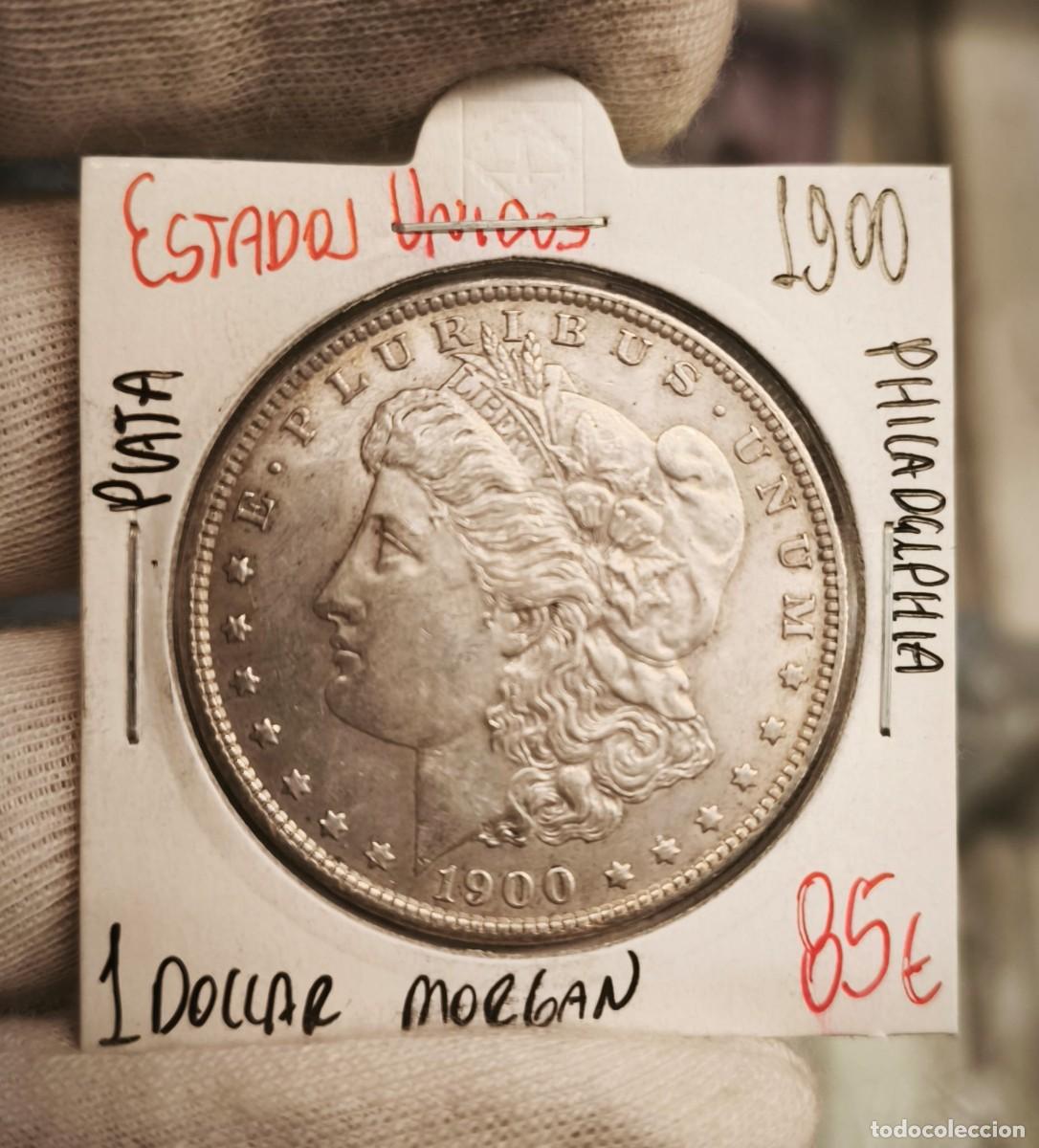 Monedas antiguas de Am&eacute;rica: Estados Unidos 1 D&oacute;lar &rdquo;Morgan Dollar&rdquo; 1900 Philadelphia Km 110 Plata