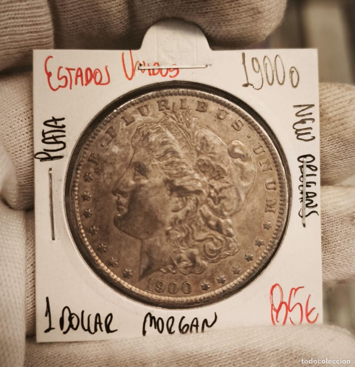 Monedas antiguas de Am&eacute;rica: Estados Unidos 1 D&oacute;lar &rdquo;Morgan Dollar&rdquo; 1900 O New Orleans Km 110 Plata