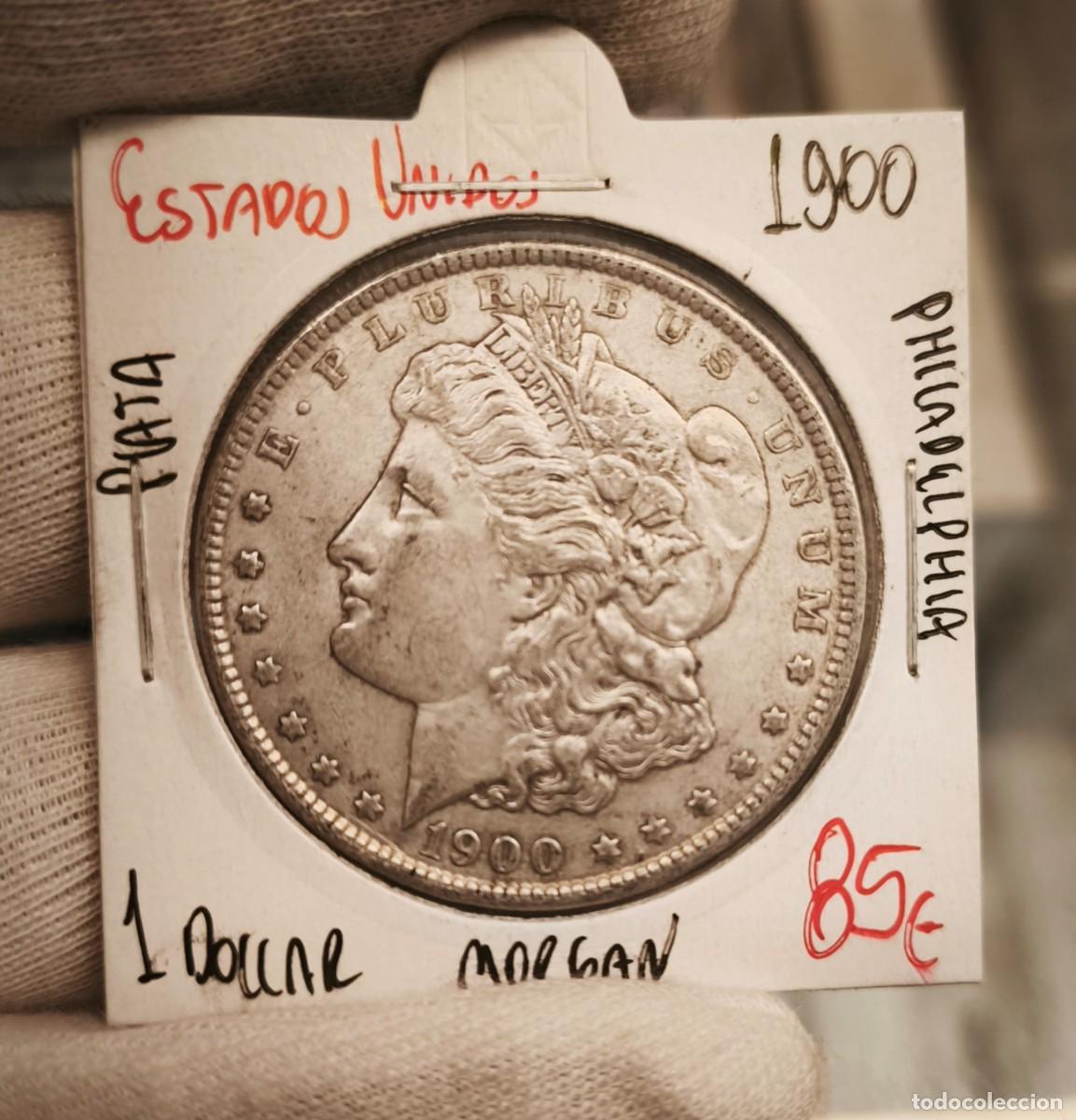 Monedas antiguas de Am&eacute;rica: Estados Unidos 1 D&oacute;lar &rdquo;Morgan Dollar&rdquo; 1900 Philadelphia Km 110 Plata