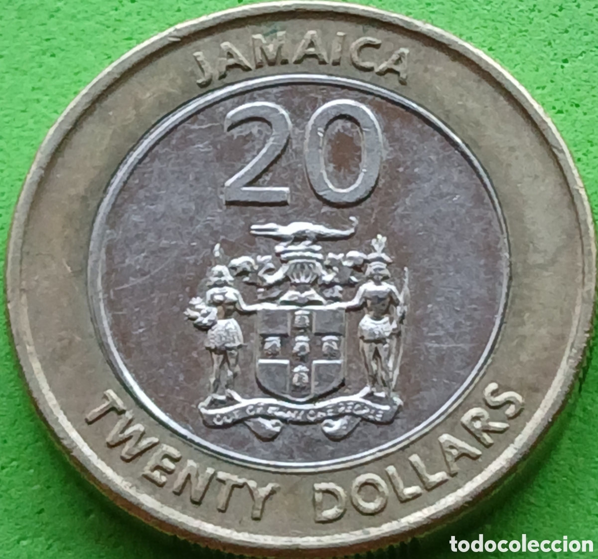 Monedas antiguas de Am&eacute;rica: Jamaica 20 d&oacute;lares 2017 UC#1