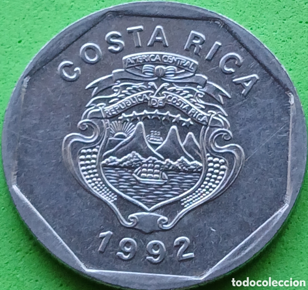 Monedas antiguas de Am&eacute;rica: Costa Rica 10 colones 1992 km#215.1