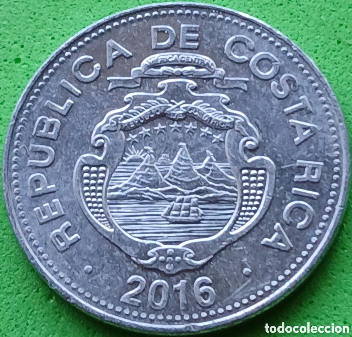 Monedas antiguas de Am&eacute;rica: Costa Rica 5 colones 2016 km#227b