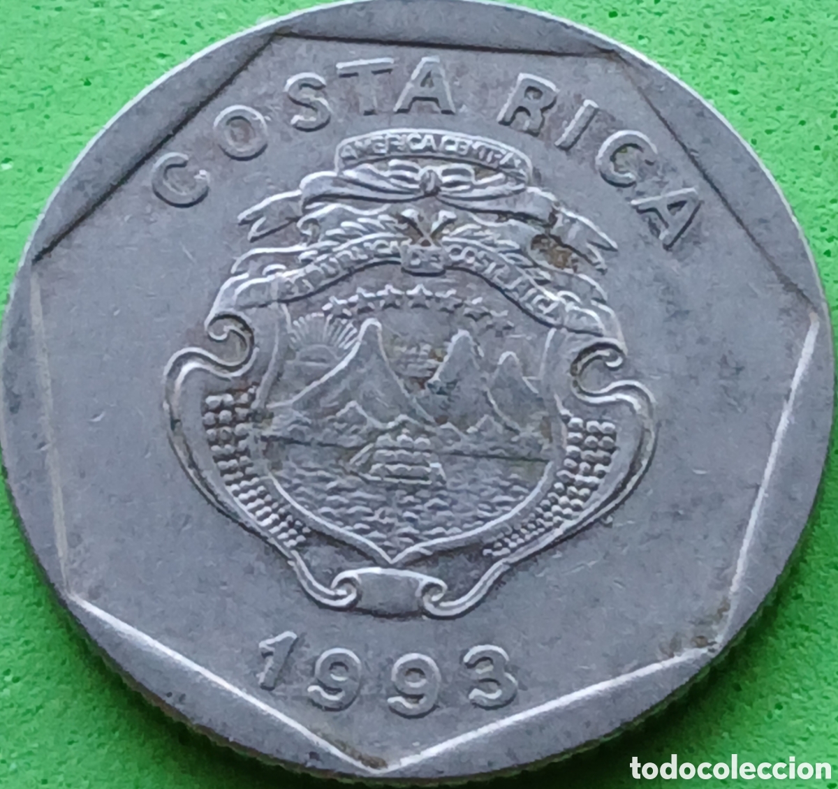 Monedas antiguas de Am&eacute;rica: Costa Rica 5 colones 1993 km#214.3