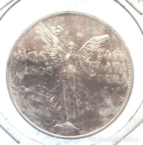 Monedas antiguas de Am&eacute;rica: MEJICO 2 PESOS DE PLATA A&Ntilde;O 1921