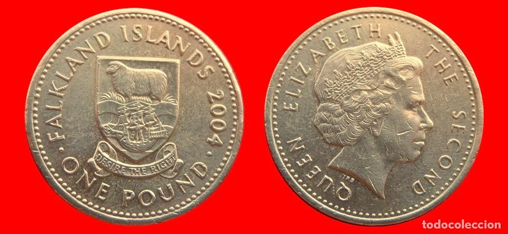 Monedas antiguas de Am&eacute;rica: 1 LIBRA POUND 2004 ISLAS MALVINAS FALKLAND-151355