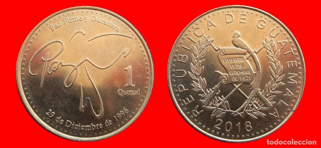 Monedas antiguas de Am&eacute;rica: 1 QUETZAL 2018 GUATEMALA-151360
