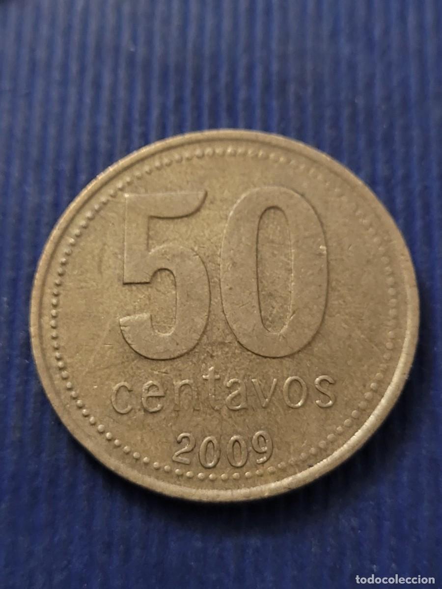 Monedas antiguas de Am&eacute;rica: Moneda 50 centavos 2009 Argentina - Foto 2