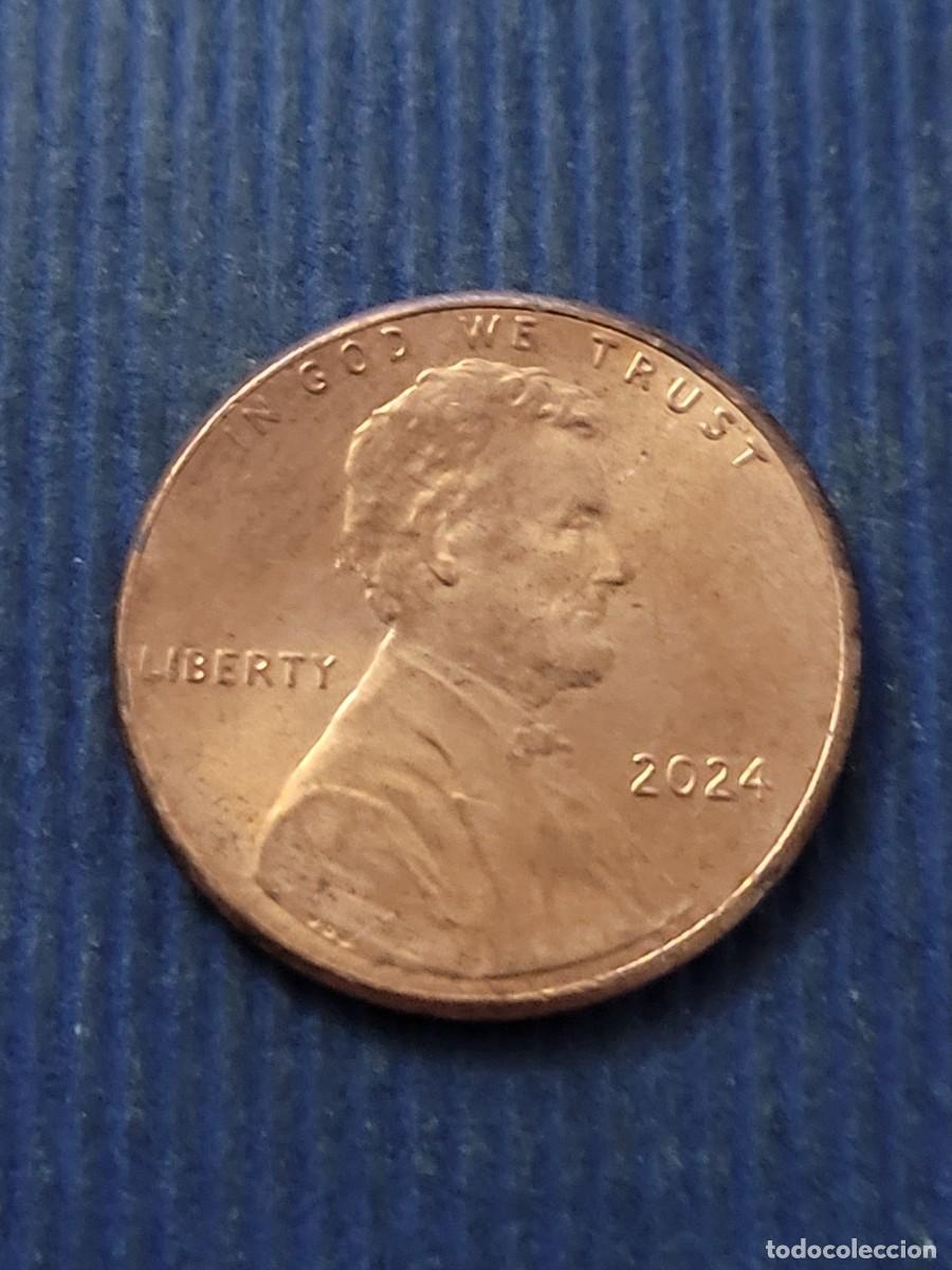 Monedas antiguas de Am&eacute;rica: Moneda 1 centavo 2024 sin ceca Estados Unidos