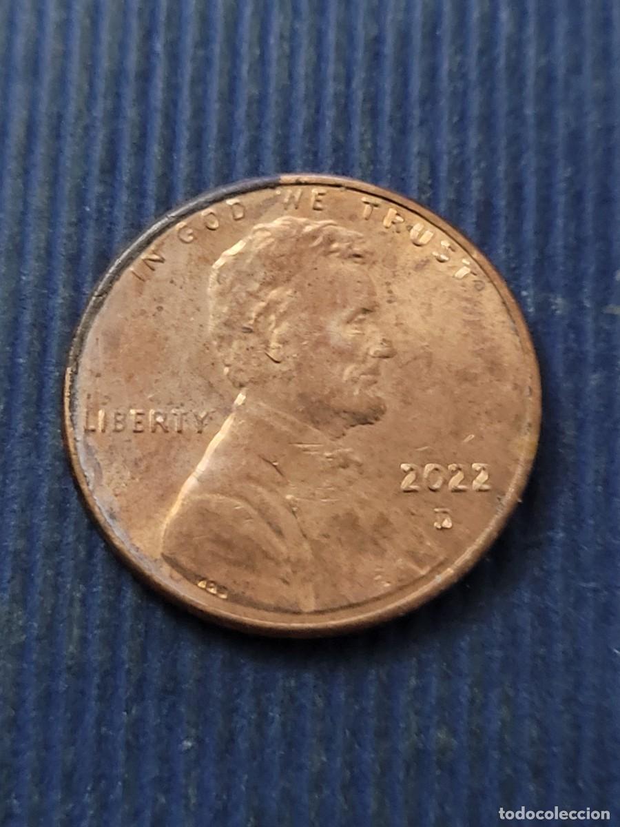 Monedas antiguas de Am&eacute;rica: Moneda 1 centavo 2022 ceca &rdquo;D&rdquo; Estados Unidos
