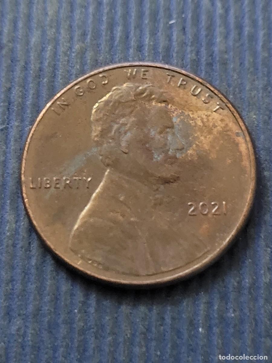 Monedas antiguas de Am&eacute;rica: Moneda 1 centavo 2021 sin ceca Estados Unidos