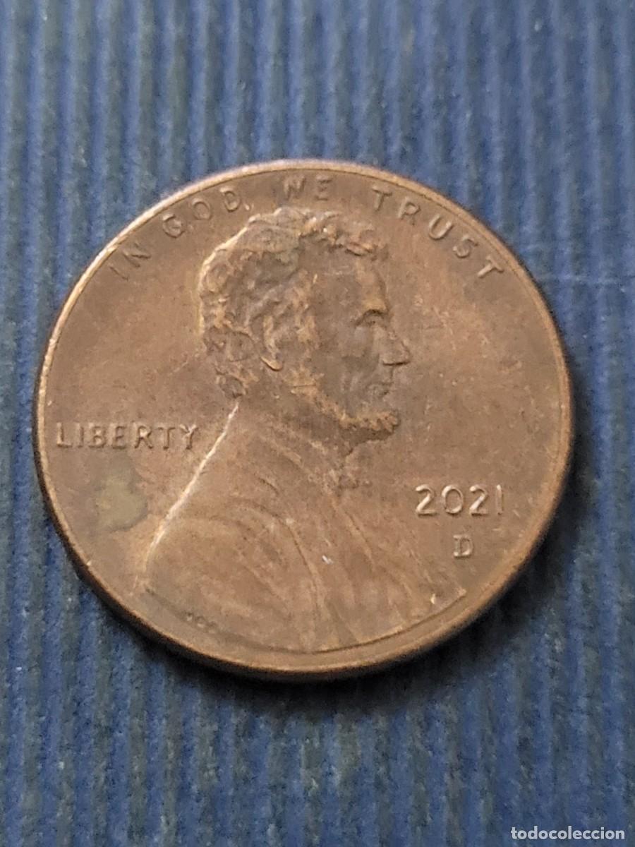 Monedas antiguas de Am&eacute;rica: Moneda 1 centavo 2021 ceca &rdquo;D&rdquo; Estados Unidos