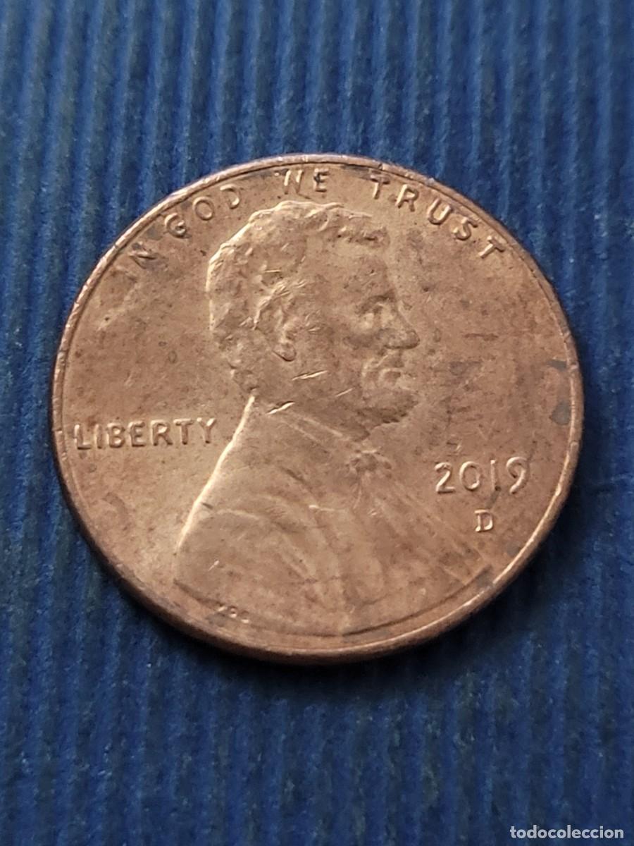 Monedas antiguas de Am&eacute;rica: Moneda 1 centavo 2019 ceca &rdquo;D&rdquo; Estados Unidos