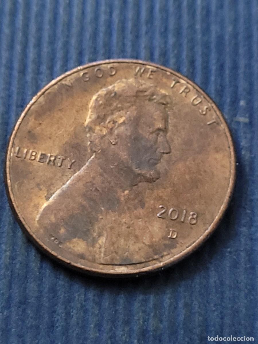 Monedas antiguas de Am&eacute;rica: Moneda 1 centavo 2018 ceca &rdquo;D&rdquo; Estados Unidos