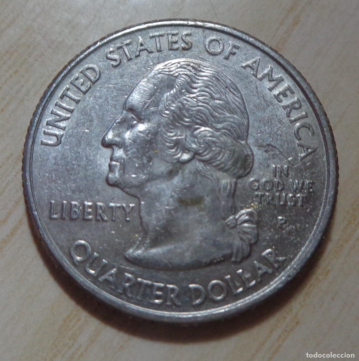 Monedas antiguas de Am&eacute;rica: MONEDA: 1/4 DE DOLAR (25 CENTAVOS), ESTADOS UNIDOS 2002