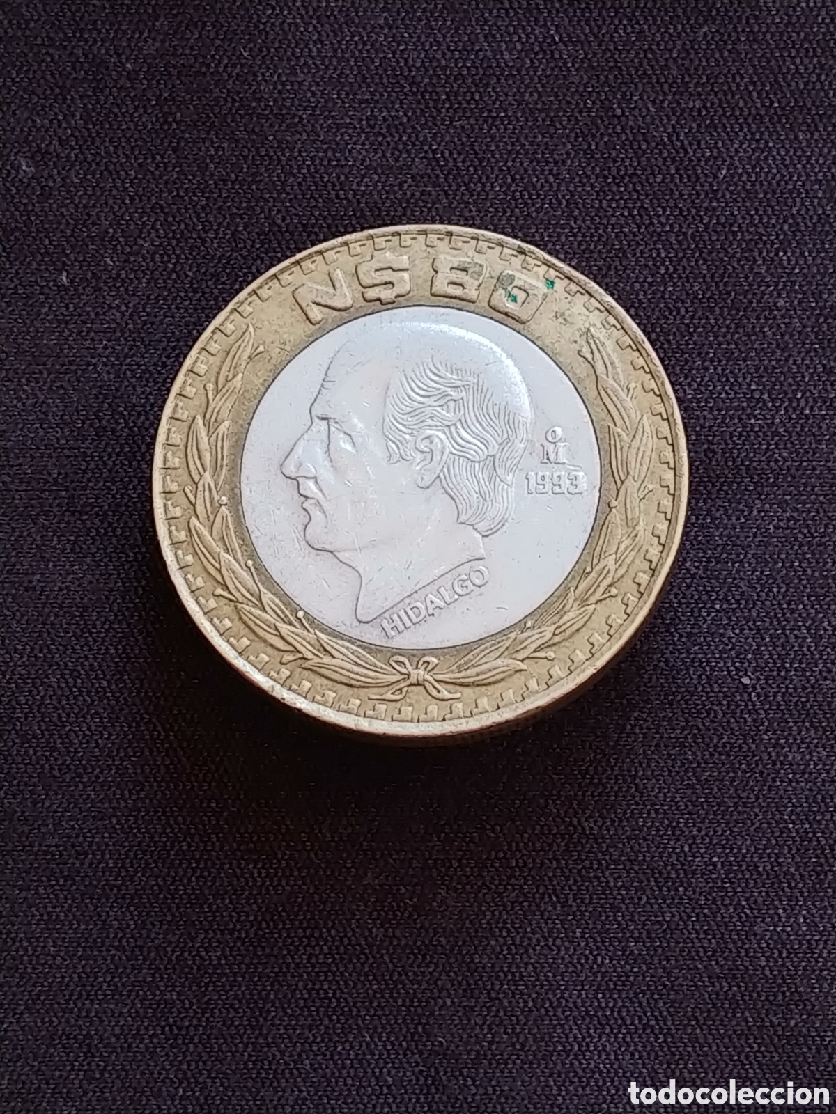 Monedas antiguas de Am&eacute;rica: M&eacute;xico, 20 Nuevos Pesos 1993, bimetalica, (leer descripci&oacute;n)