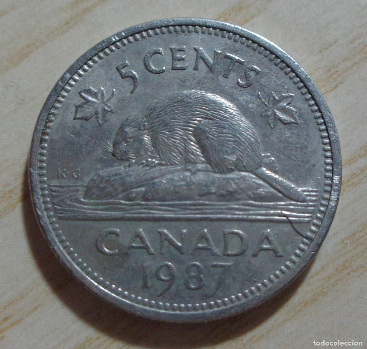 Monedas antiguas de Am&eacute;rica: MONEDA: 5 CENTAVOS, CANADA 1987 - Foto 2