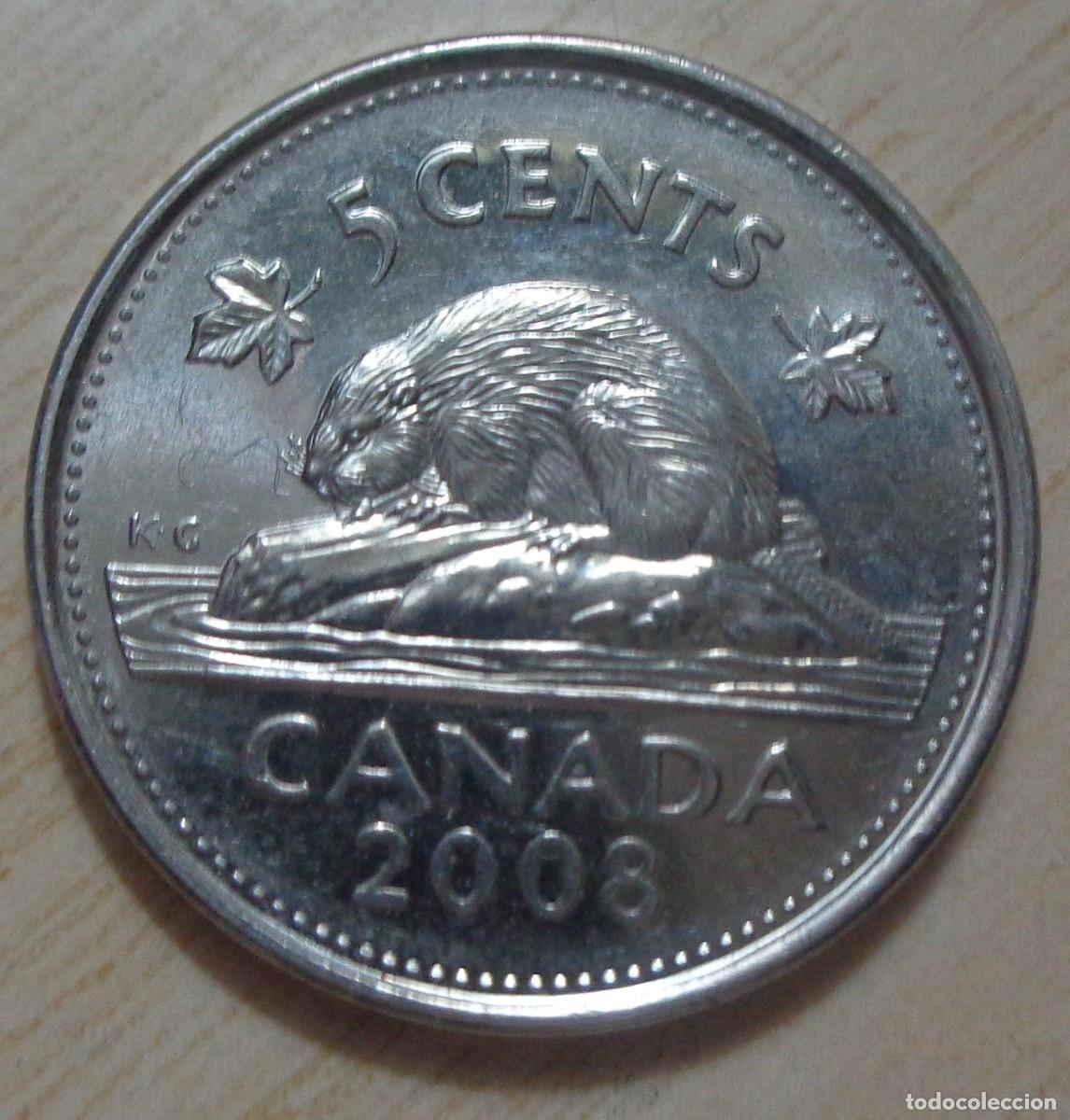 Monedas antiguas de Am&eacute;rica: MONEDA: 5 CENTAVOS, CANADA 2008 - Foto 2