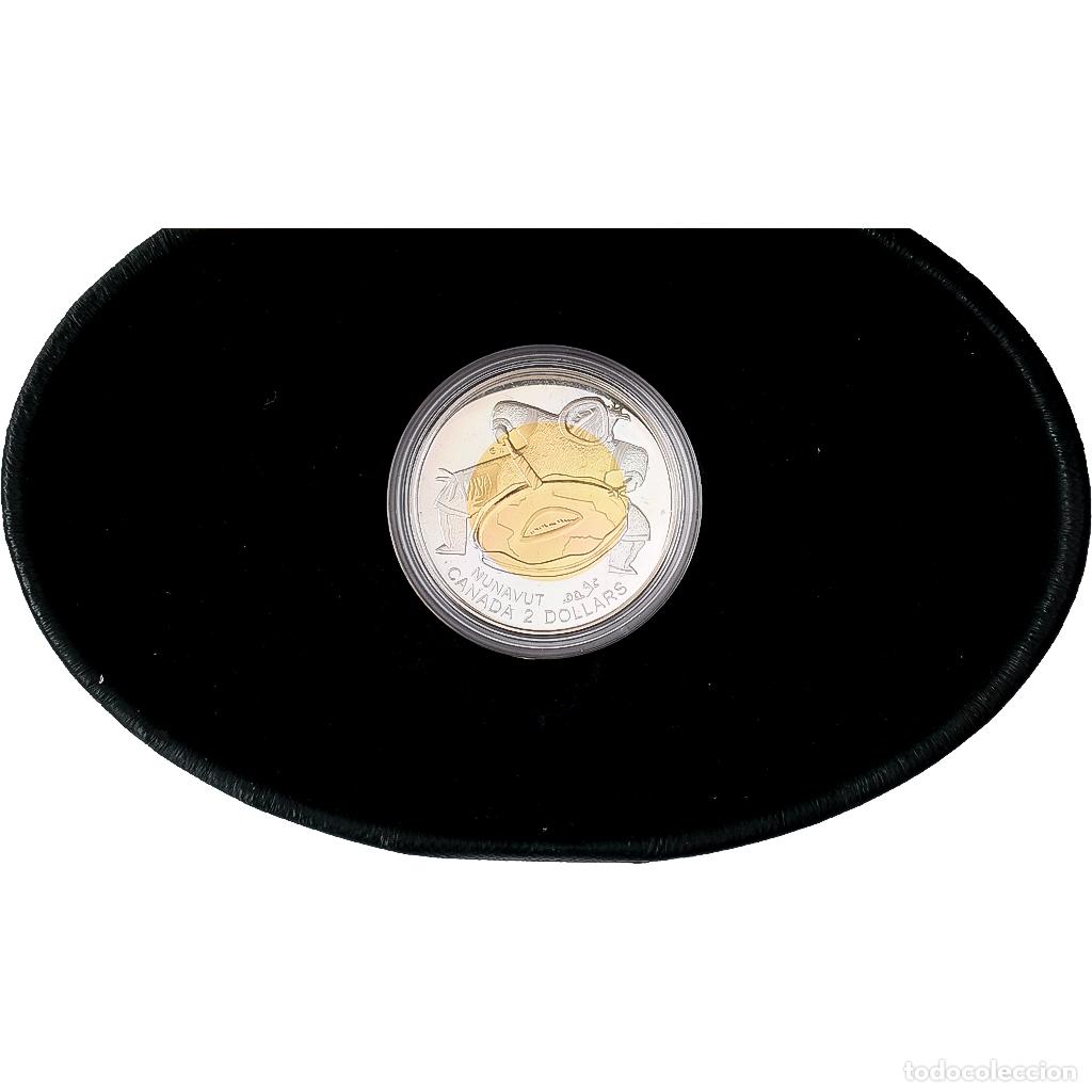 Monedas antiguas de Am&eacute;rica: [#1545625] Canad&aacute;, 2 Dollars, Nunavut, 1999, Royal Canadian Mint, Prueba, Bimet&aacute;lico