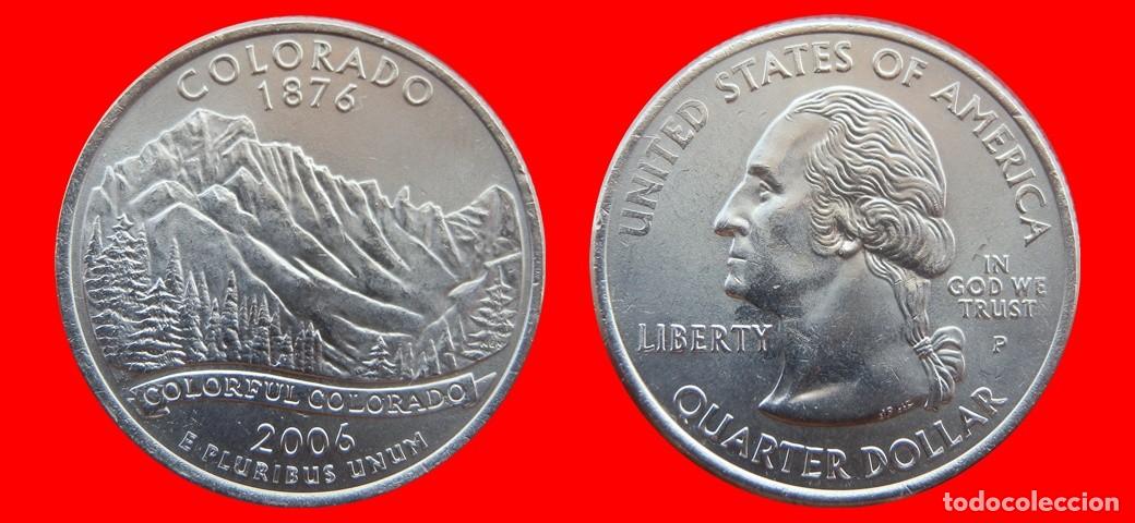 Monedas antiguas de Am&eacute;rica: 25 CENTAVOS QUARTER 2006-P COLORADO SIN CIRCULAR USA-9158SC