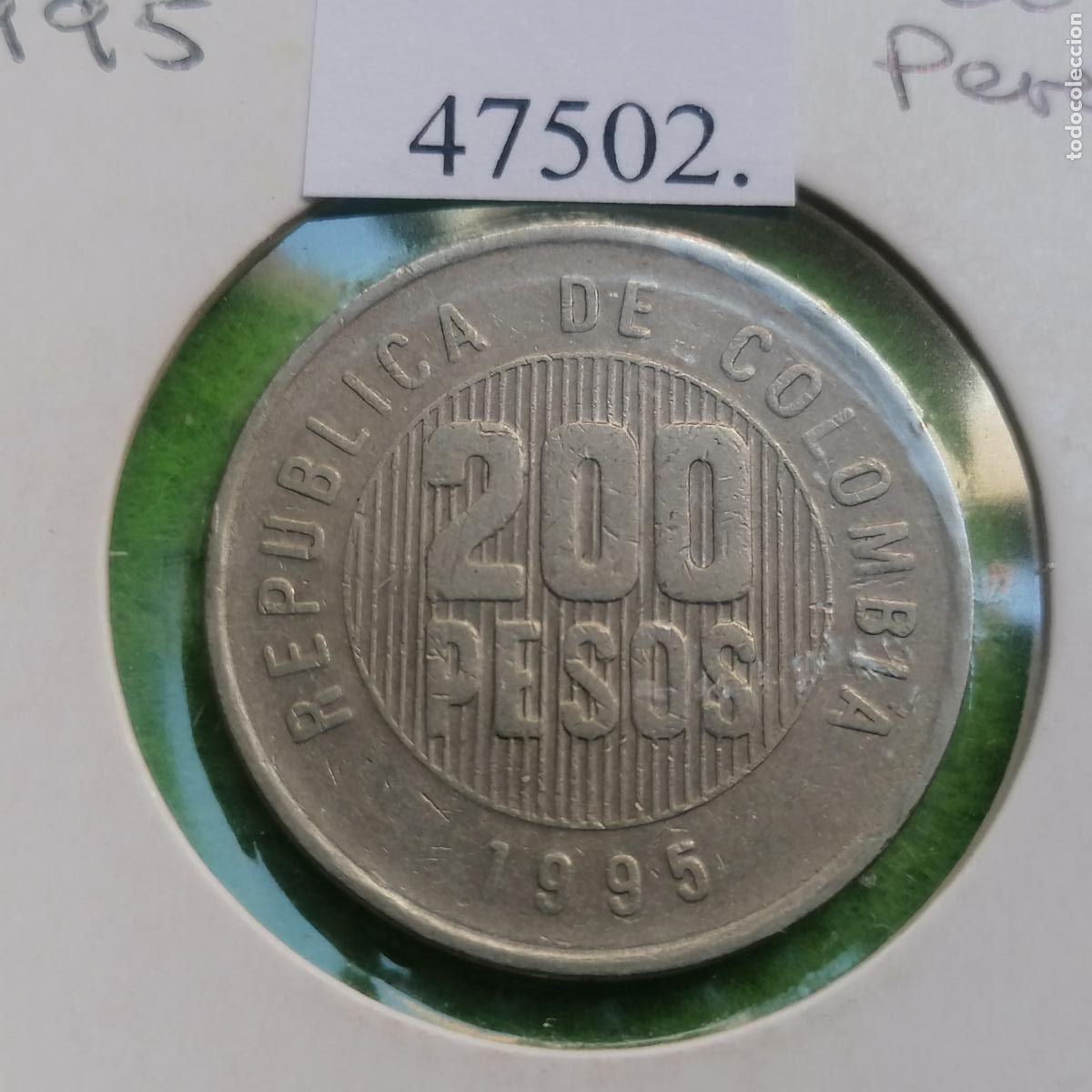 Monedas antiguas de Am&eacute;rica: Colombia 200 pesos 1995