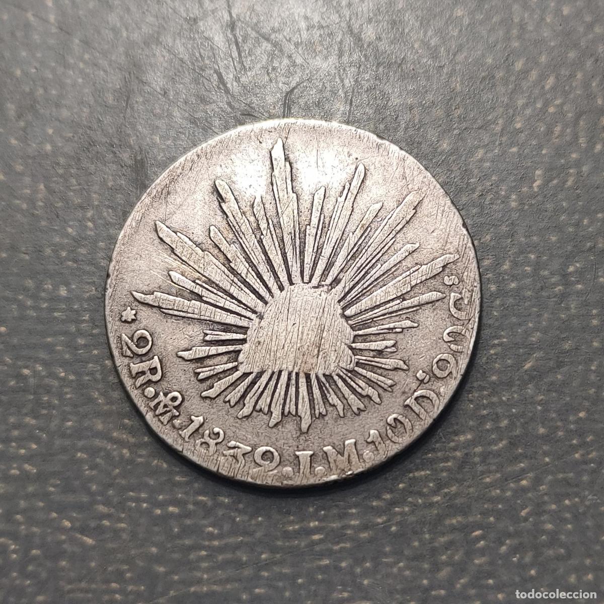 Monedas antiguas de Am&eacute;rica: MEXICO 2 REALES 1832 MBC PLATA