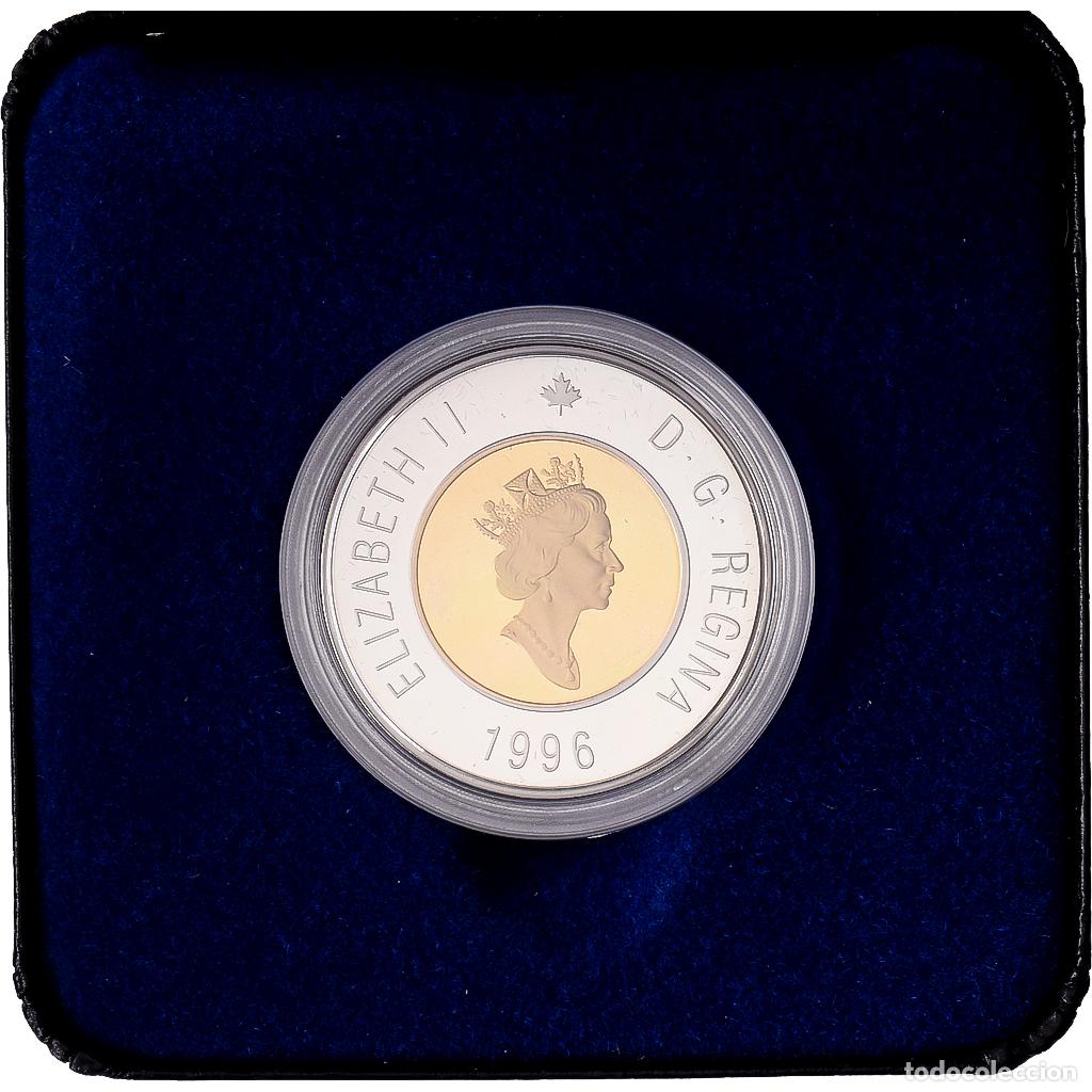 Monedas antiguas de Am&eacute;rica: [#1545500] Canad&aacute;, 1 Dollar, Polar Bear, 1996, Royal Canadian Mint, Prueba, Bimet&aacute;lico