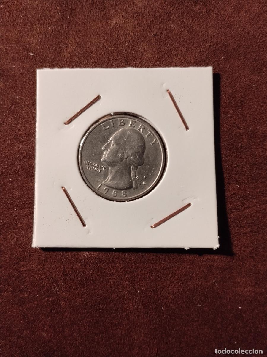 Monnaies anciennes d'Am&eacute;rique: Moneda Estados Unidos &ndash; Washington Quarter 1988‑D
