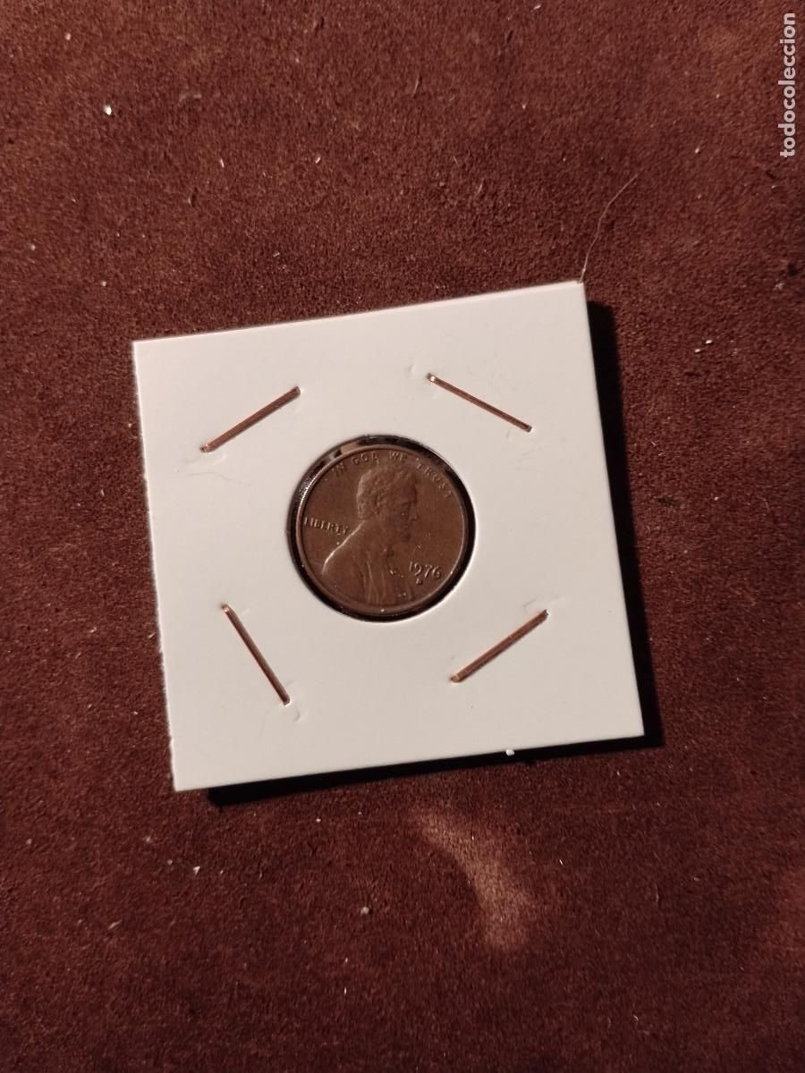 Monnaies anciennes d'Am&eacute;rique: Moneda Estados Unidos &ndash; Lincoln Cent 1976‑D. Env&iacute;o protegido