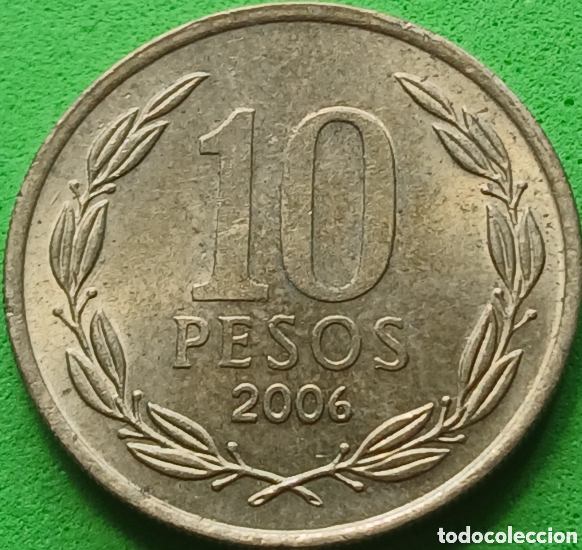 Monedas antiguas de Am&eacute;rica: Chile 10 pesos 2006 km#228