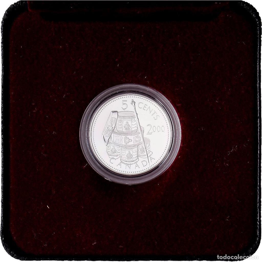 Monedas antiguas de Am&eacute;rica: [#1545622] Canad&aacute;, 5 Cents, Les Voltigeurs de Qu&eacute;bec, 2000, Royal Canadian Mint, Prueba