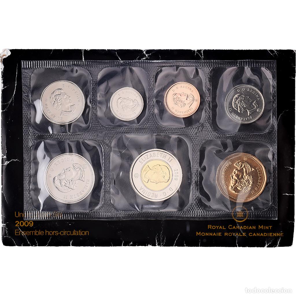 Monedas antiguas de Am&eacute;rica: [#1545633] Canad&aacute;, 1 cent to 2 dollars, 2009, Royal Canadian Mint, S&eacute;rie BU, Sin