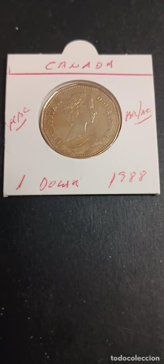 Monedas antiguas de Am&eacute;rica: CANADA 1 DOLAR 1988 MBC KM=157 (BRONCE-ACERO)