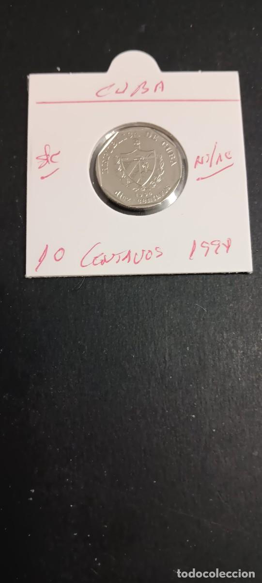 Monedas antiguas de Am&eacute;rica: CUBA 10 CENTAVOS 1994 S/C KM=576.1 (NIQUEL-ACERO)CASTILLO DE FUERZA