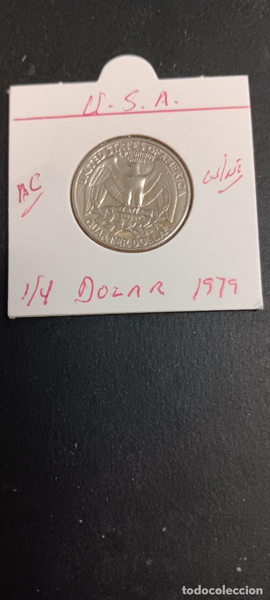Monedas antiguas de Am&eacute;rica: USA 1/4 DOLAR 1979 BC KM=A164a(CUPRONIQUEL)