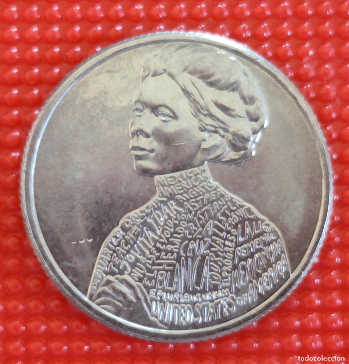 Monedas antiguas de Am&eacute;rica: Moneda Estados Unidos. 25 cents 2023 P. Quarter dollar. Jovita Id&aacute;r. AMERICAN WOMEN QUARTERS