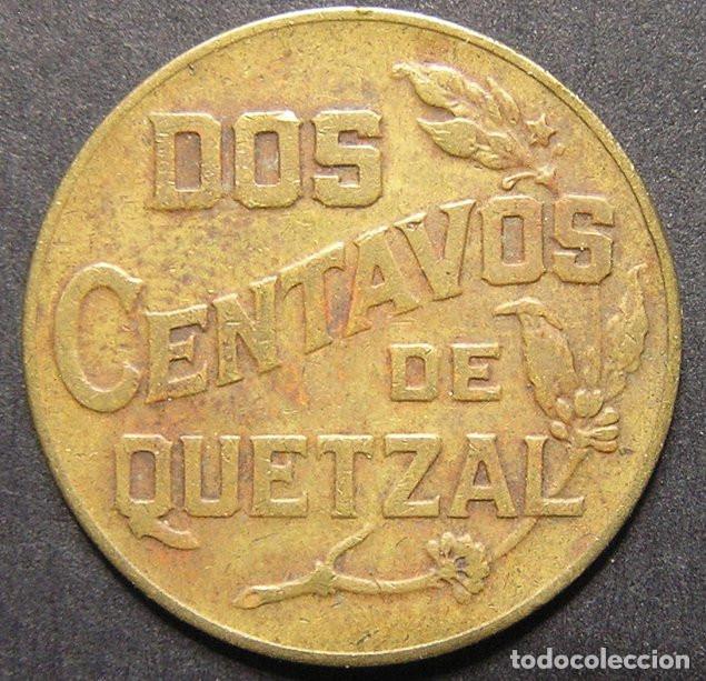 Alte M&uuml;nzen aus Amerika: GUATEMALA - 2 CENTAVOS DE QUETZAL 1943