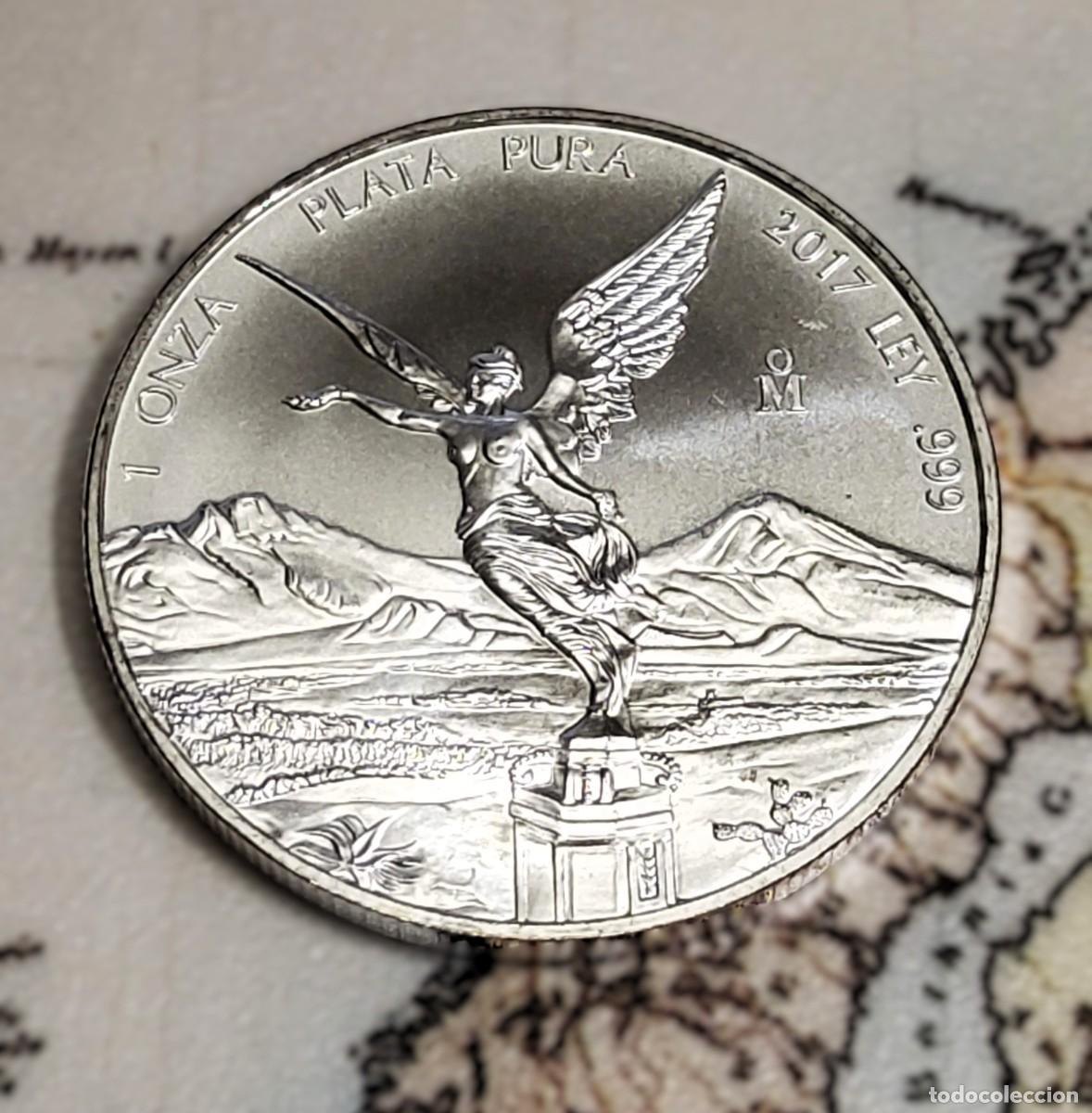 Monedas antiguas de Am&eacute;rica: 1 ONZA DE PLATA DE MEXICO DEL 2017.PROOF.PLATA LEY 9999