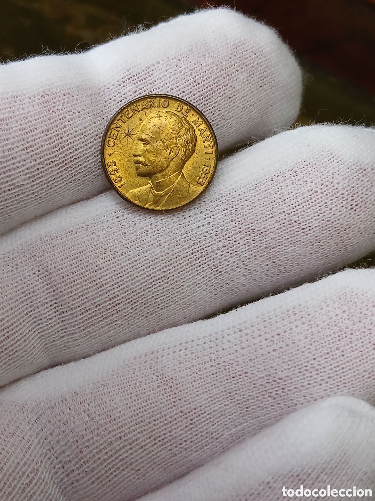 Monedas antiguas de Am&eacute;rica: Cuba 1 centavo 1953 Centenario
