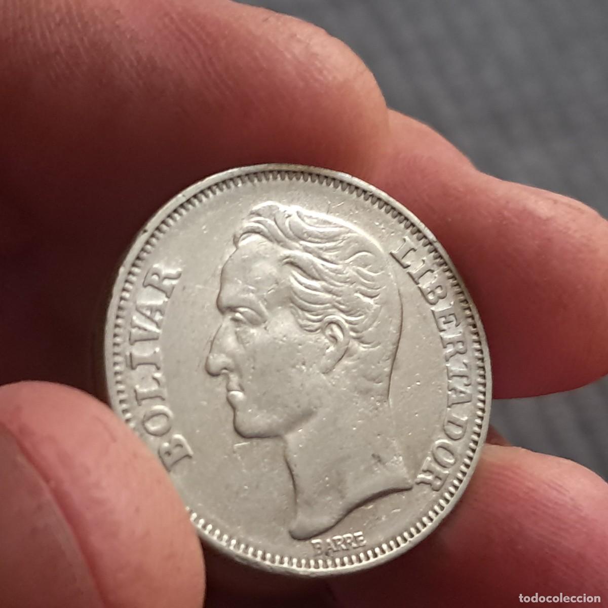 Monedas antiguas de Am&eacute;rica: MONEDA DE VENEZUELA 2 BOL&Iacute;VARES 1967 VF, Y# 43.