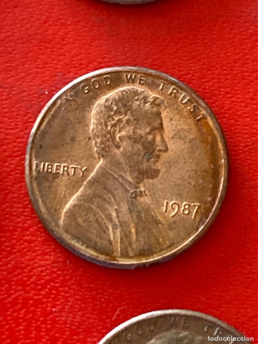 Monedas antiguas de Am&eacute;rica: M&uuml;nze M&uuml;nzen Umlaufm&uuml;nze USA 1 Cent 1987 ohne Mnzzeichen