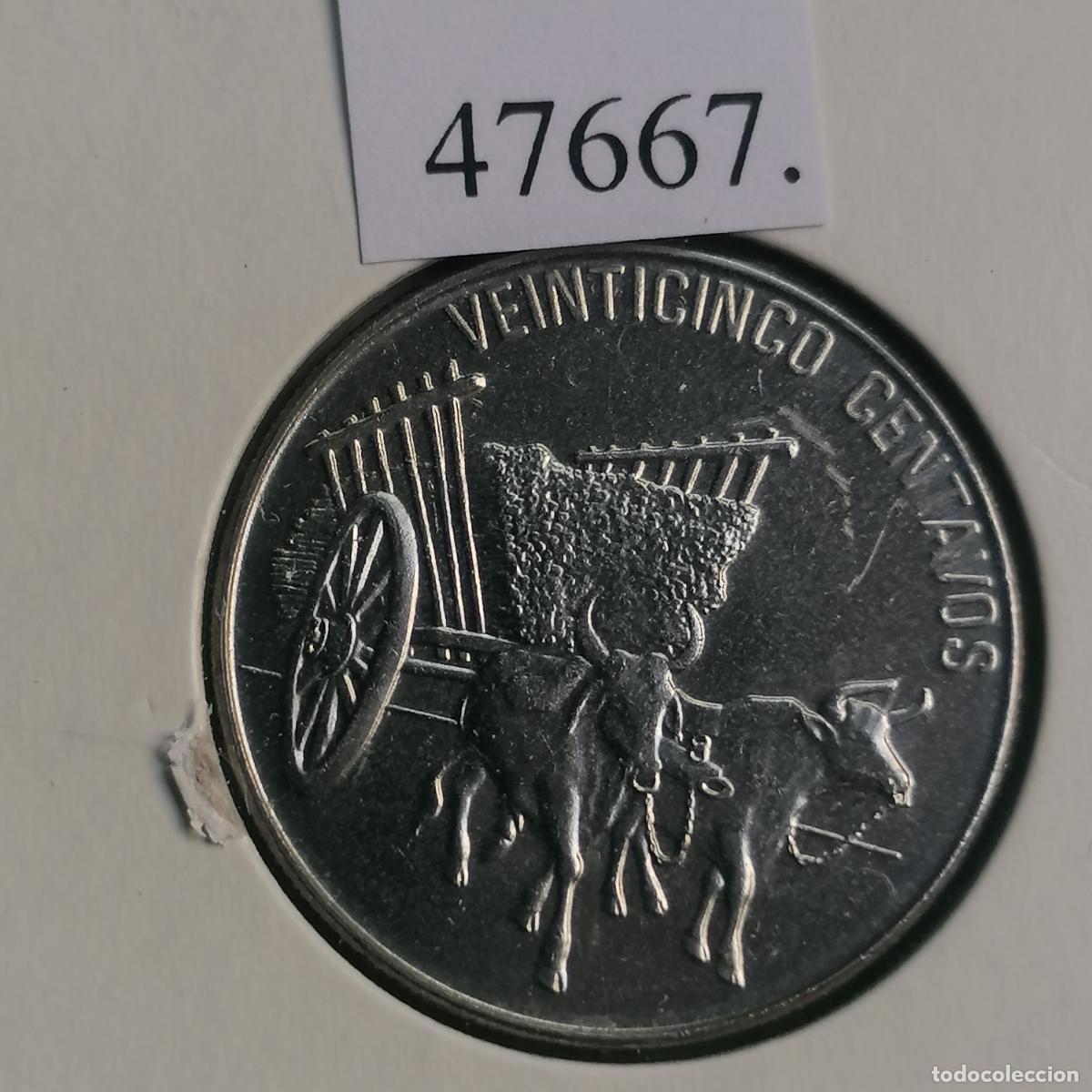 Monedas antiguas de Am&eacute;rica: Rep&uacute;blica Dominicana 25 centavos 1991