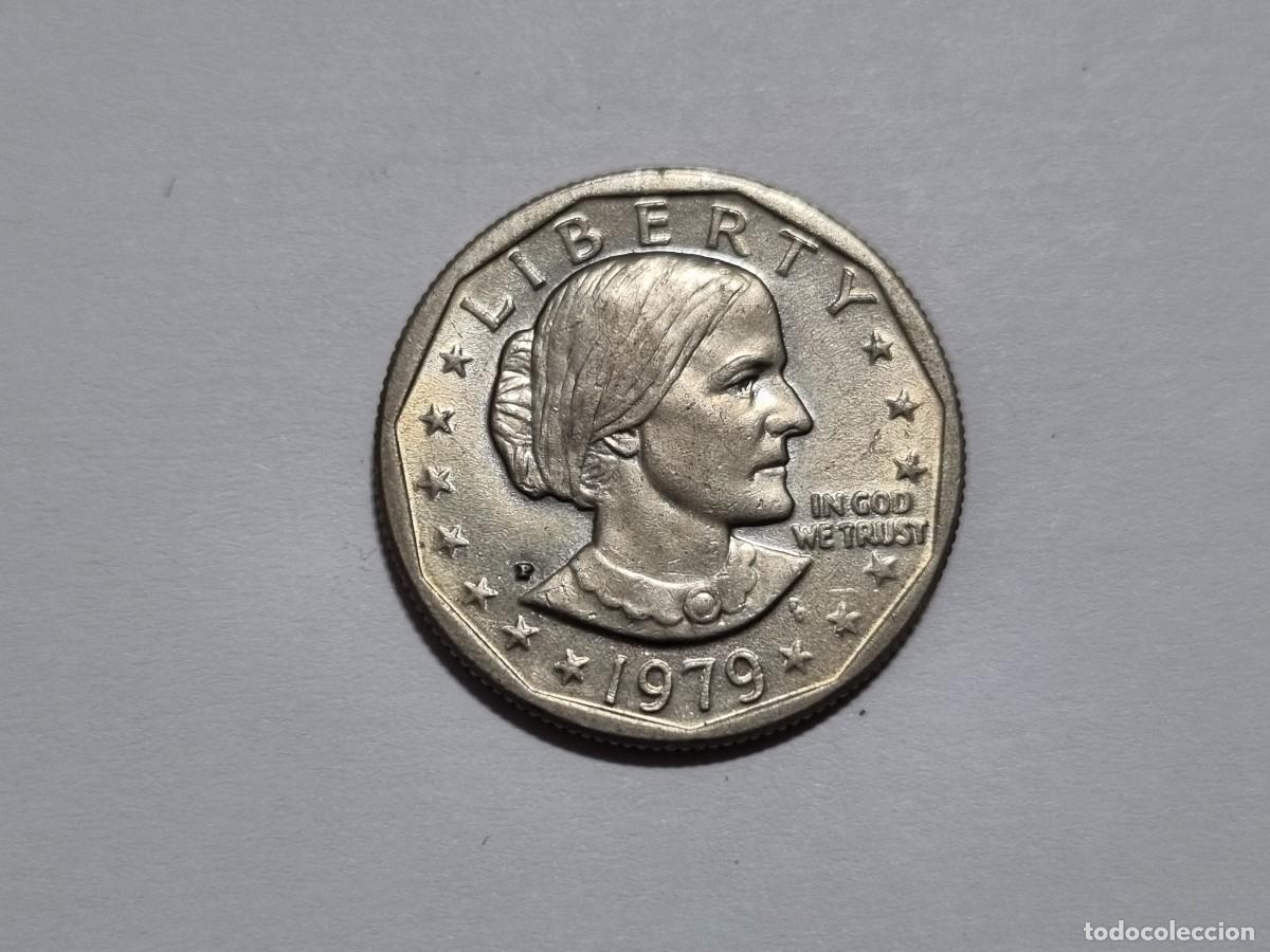 Monedas antiguas de Am&eacute;rica: Moneda Americana America 1979-P Susan Anthony Estados Unidos USA EEUU 1 Dolar