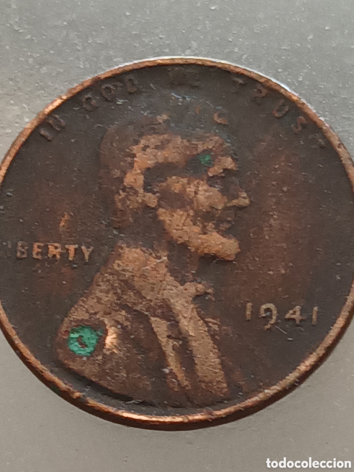 Monedas antiguas de Am&eacute;rica: MONEDA DE 1 CENTAVO ESTADOS UNIDOS A&Ntilde;O 1941