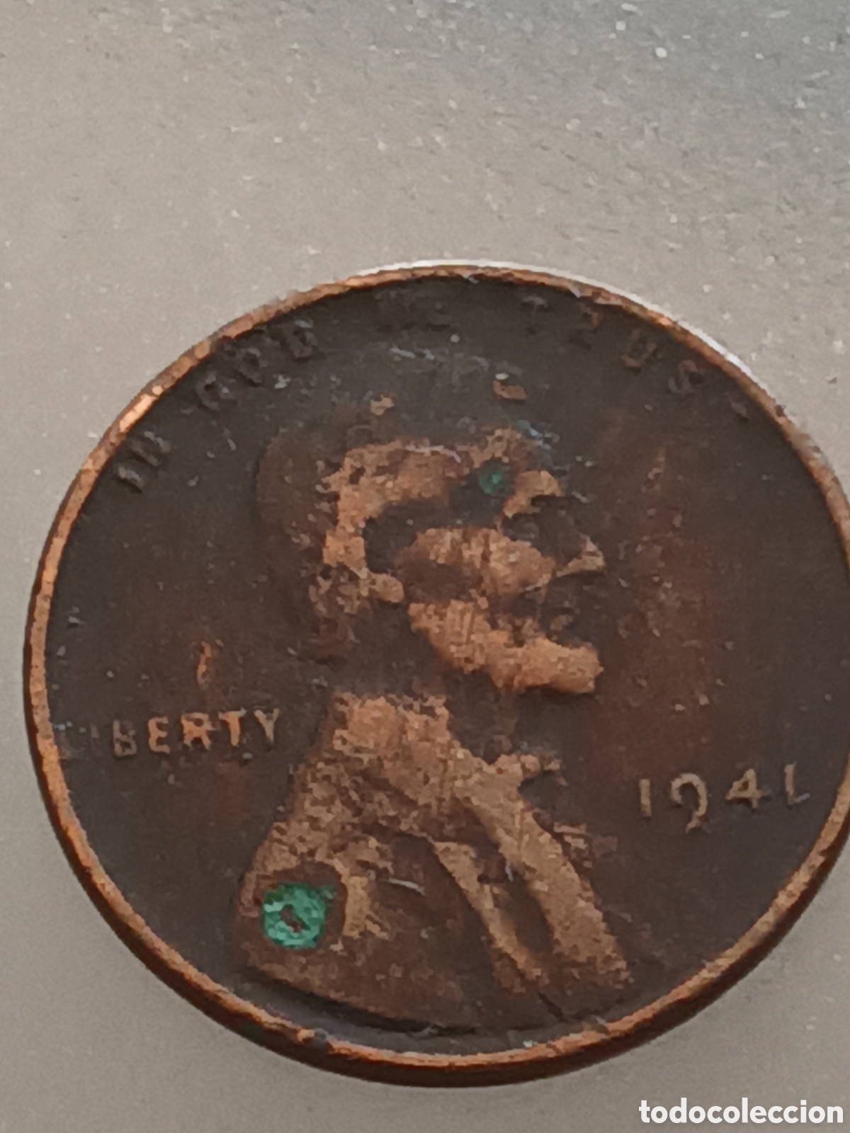 Monedas antiguas de Am&eacute;rica: MONEDA DE 1 CENTAVO ESTADOS UNIDOS A&Ntilde;O 1941