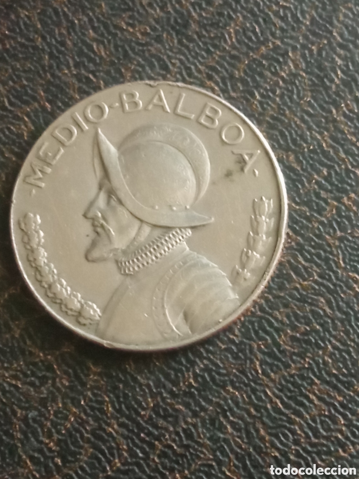 Monedas antiguas de Am&eacute;rica: Moneda de medo Balboa de Panam&aacute; de 1973