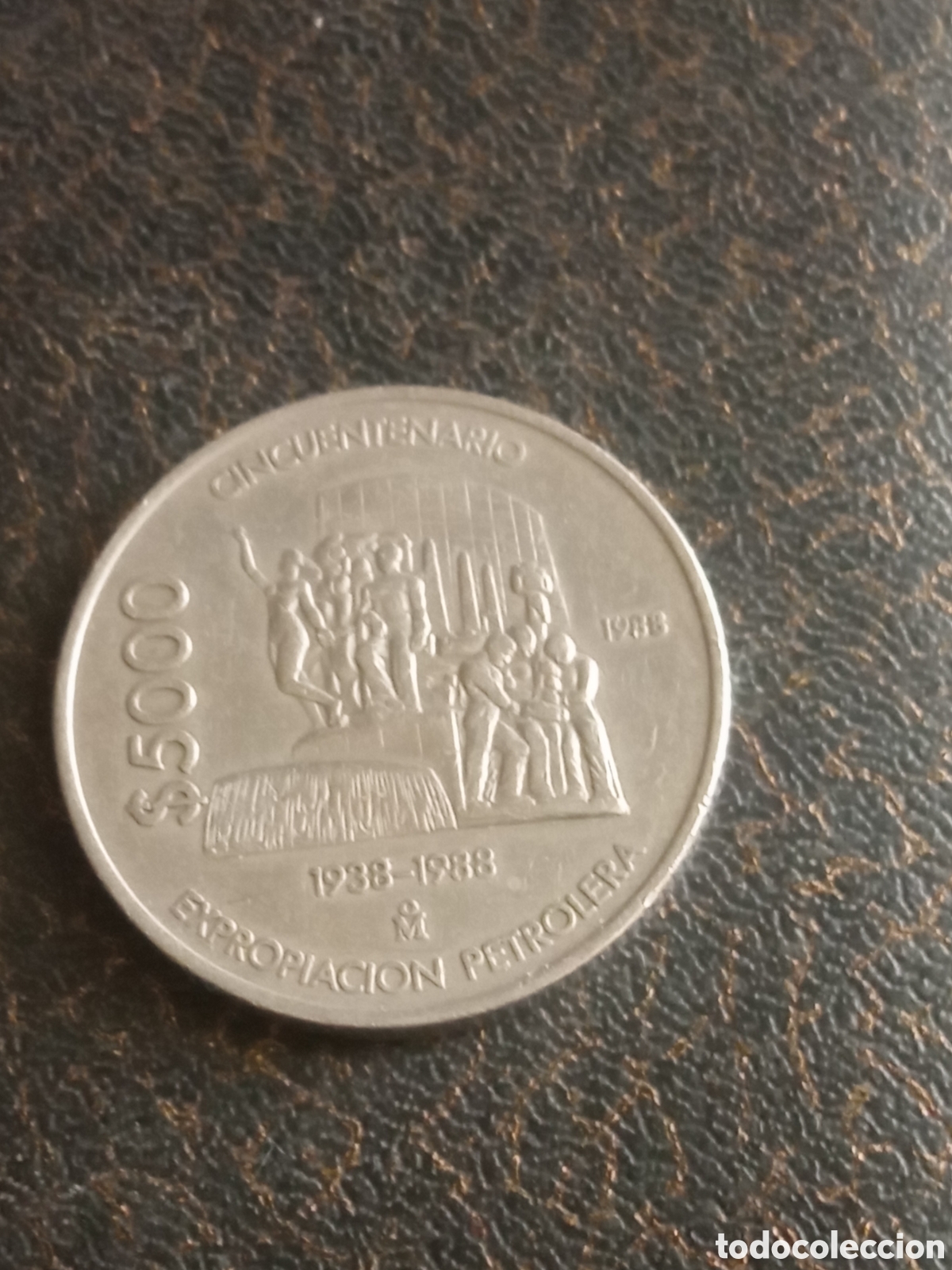 Monedas antiguas de Am&eacute;rica: Moneda conmemorativa, 5000 pesos de M&eacute;xico de 1988