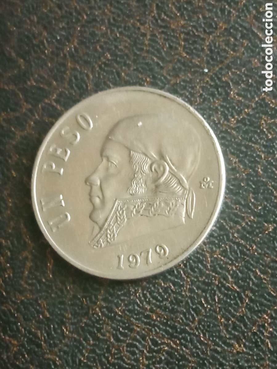 Monedas antiguas de Am&eacute;rica: Moneda de 1 peso de M&eacute;xico de 1979