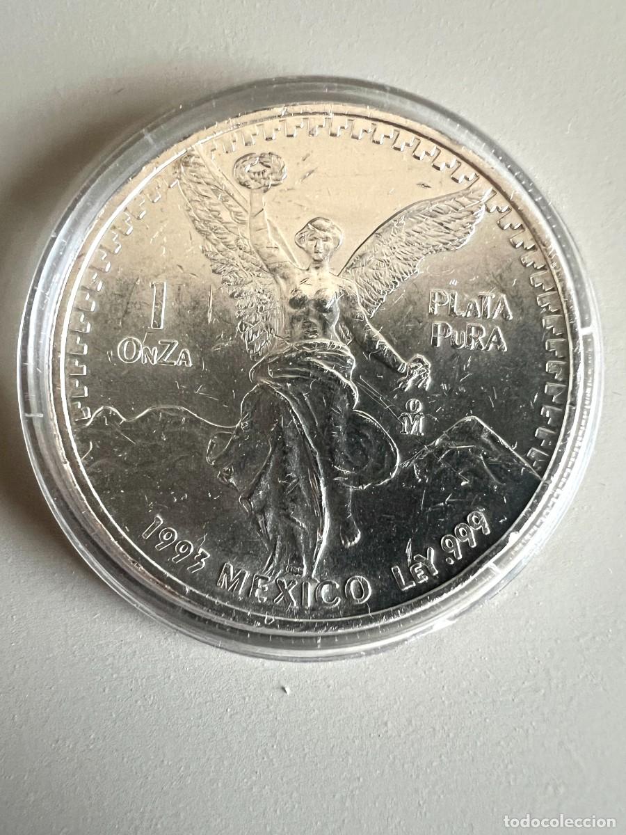 Monedas antiguas de Am&eacute;rica: onza plata libertad 1993